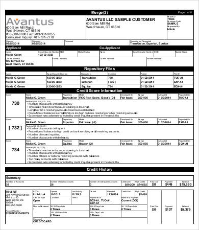 credit report template Gecce.tackletarts.co credit report template Gecce.tackletarts.co