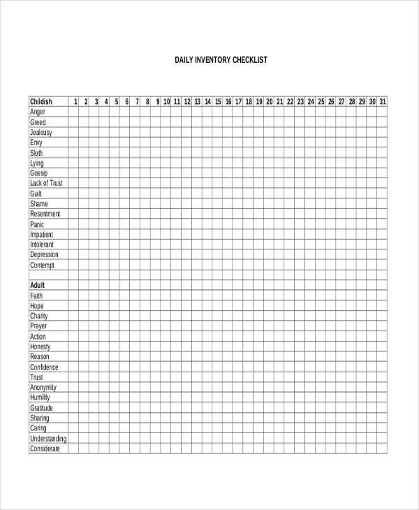 15+ Daily Inventory Templates Word, PDF | Free & Premium Templates 15+ Daily Inventory Templates Word, PDF | Free & Premium Templates