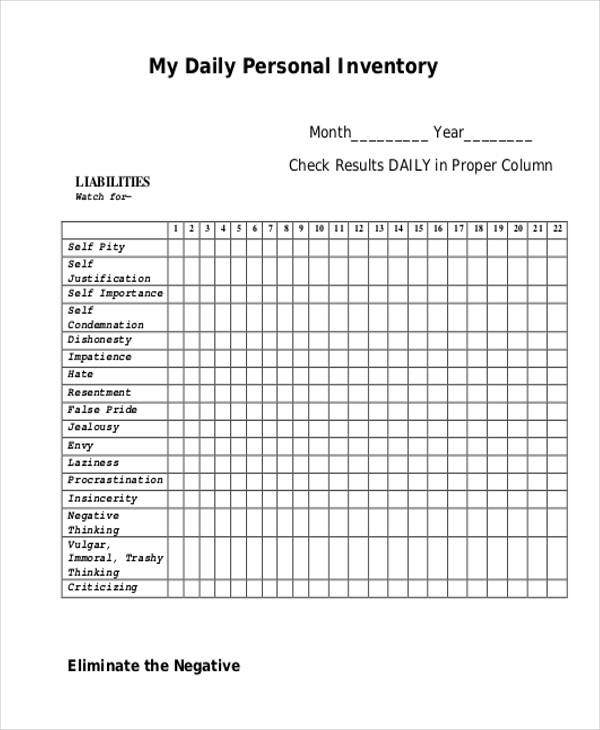 15+ Daily Inventory Templates Word, PDF | Free & Premium Templates 15+ Daily Inventory Templates Word, PDF | Free & Premium Templates