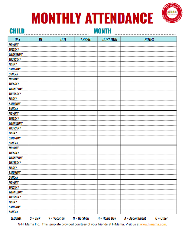 daycare sign in sheet April.onthemarch.co daycare sign in sheet April.onthemarch.co