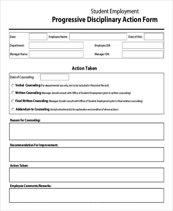 employee disciplinary form template free Kleo.beachfix.co employee disciplinary form template free Kleo.beachfix.co