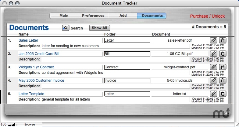 Document Tracker 1.0 free download for Mac | MacUpdate Document Tracker 1.0 free download for Mac | MacUpdate
