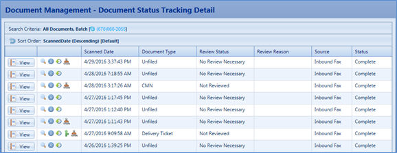 Document Status Tracker Document Status Tracker