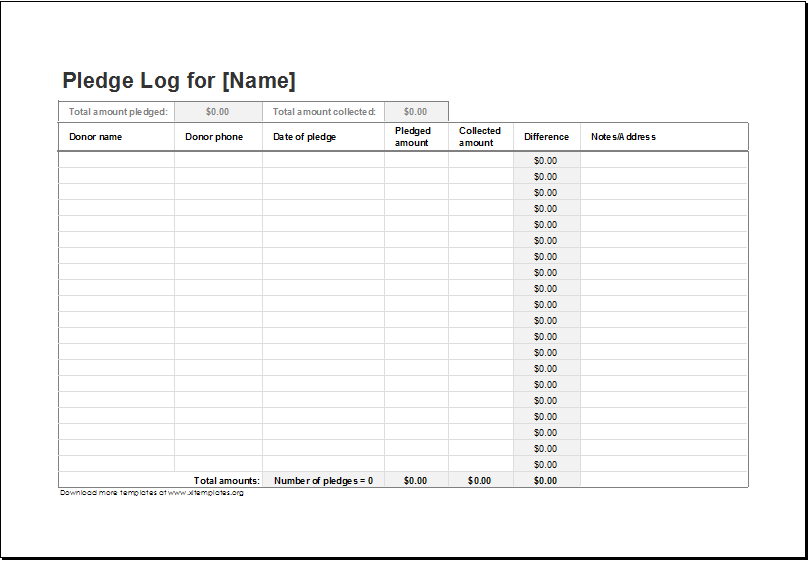 donation receipt form template donation receipt form template