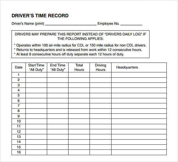 driver logs template Boat.jeremyeaton.co driver logs template Boat.jeremyeaton.co