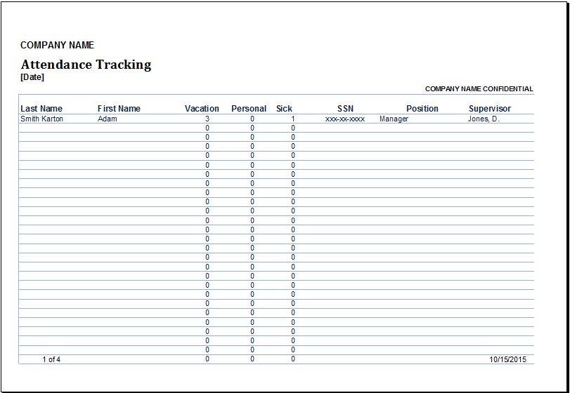employee attendance forms Tier.brianhenry.co employee attendance forms Tier.brianhenry.co