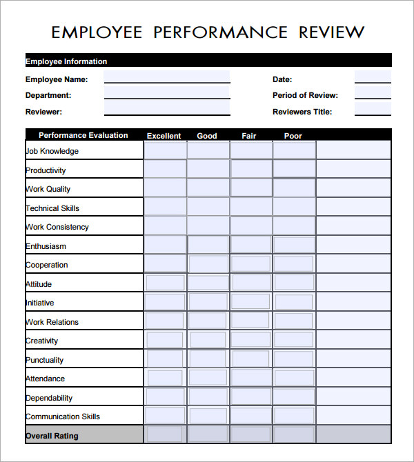 performance feedback form template employee performance evaluation performance feedback form template employee performance evaluation