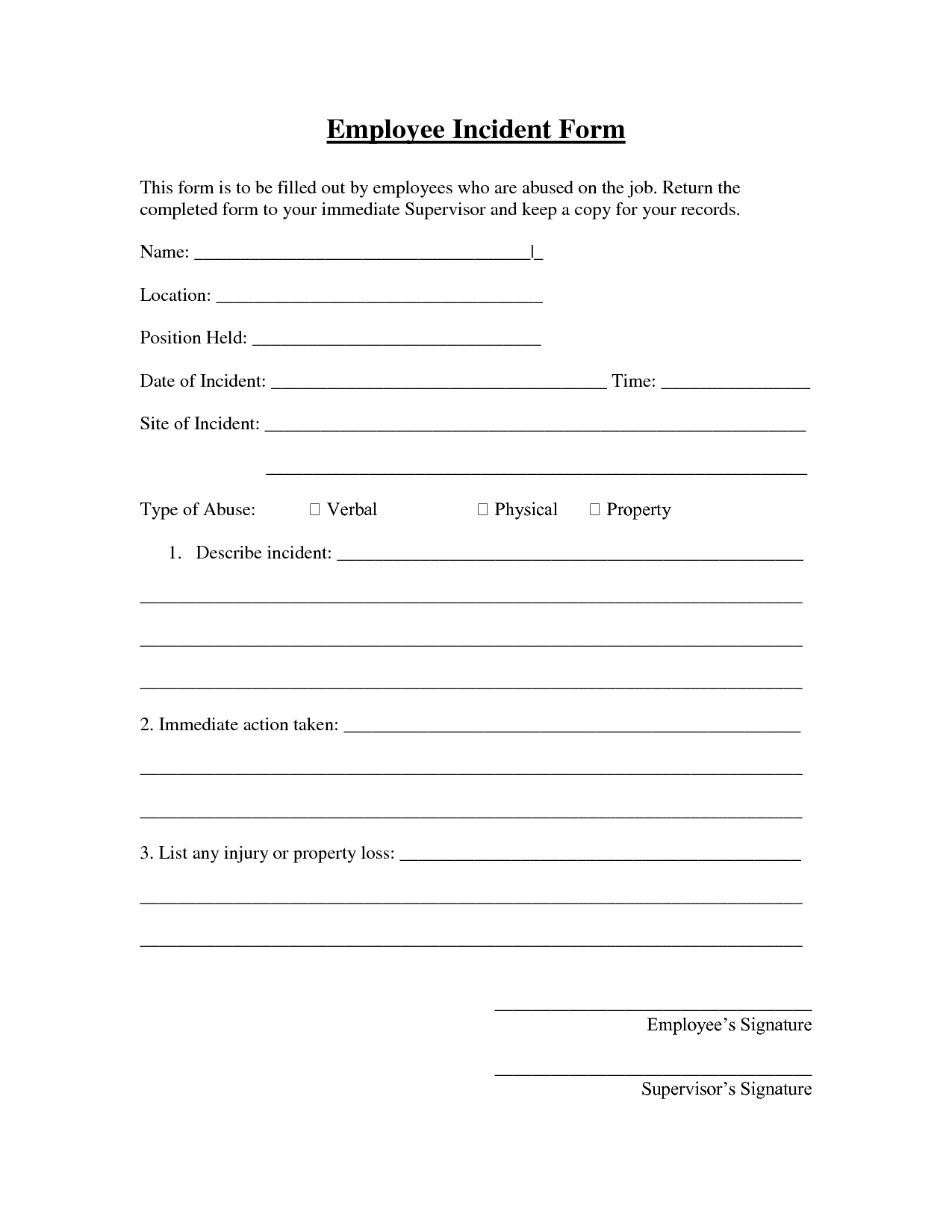 samples of incident report forms Tier.brianhenry.co samples of incident report forms Tier.brianhenry.co