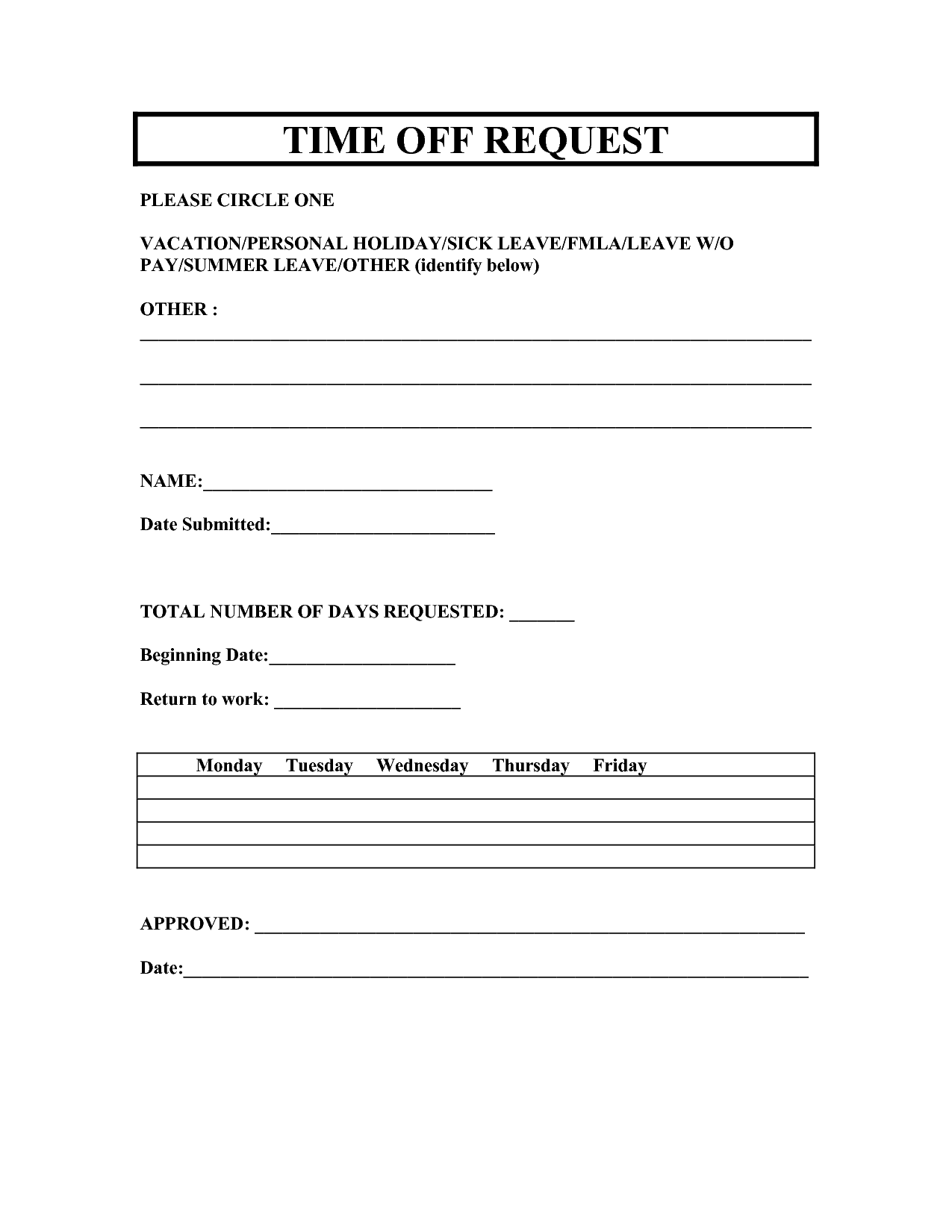 vacation form for employees Kleo.beachfix.co vacation form for employees Kleo.beachfix.co