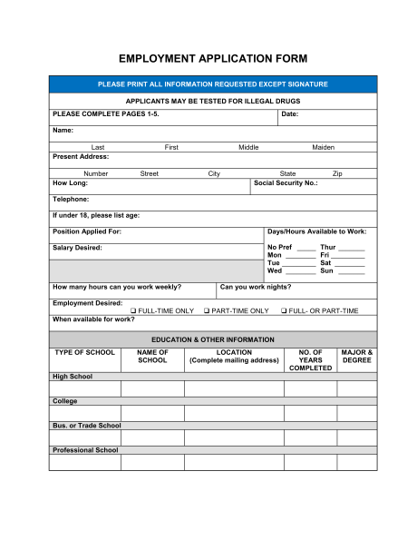 new employee template form employment forms template new employee template form employment forms template