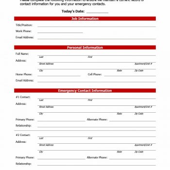 employment forms template 47 printable employee information forms employment forms template 47 printable employee information forms