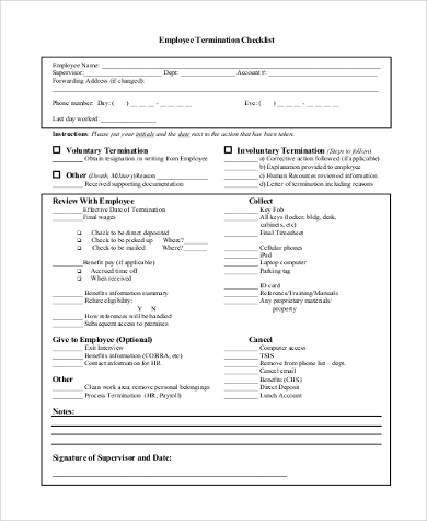 Inspirational Employee Termination Checklist Template With Blue Inspirational Employee Termination Checklist Template With Blue