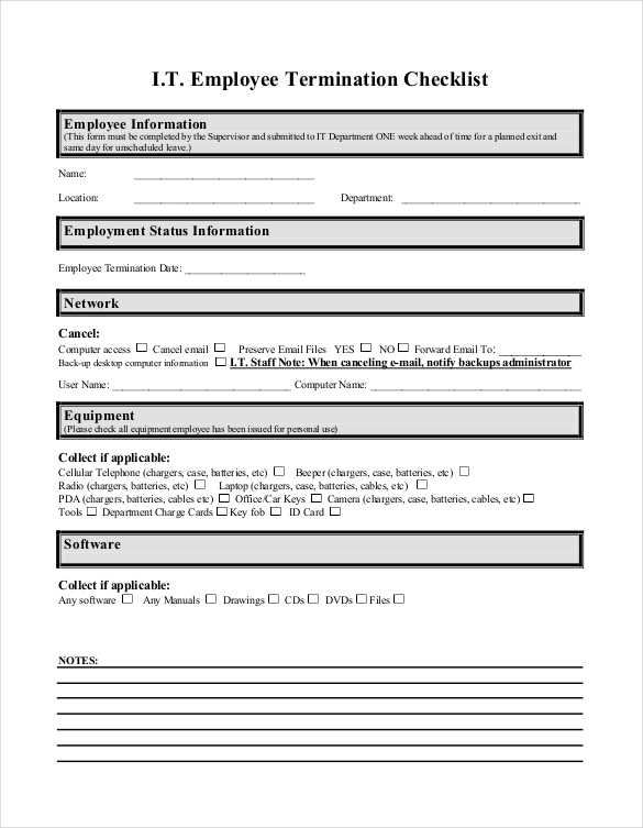 termination template form termination checklist templates 16 free termination template form termination checklist templates 16 free
