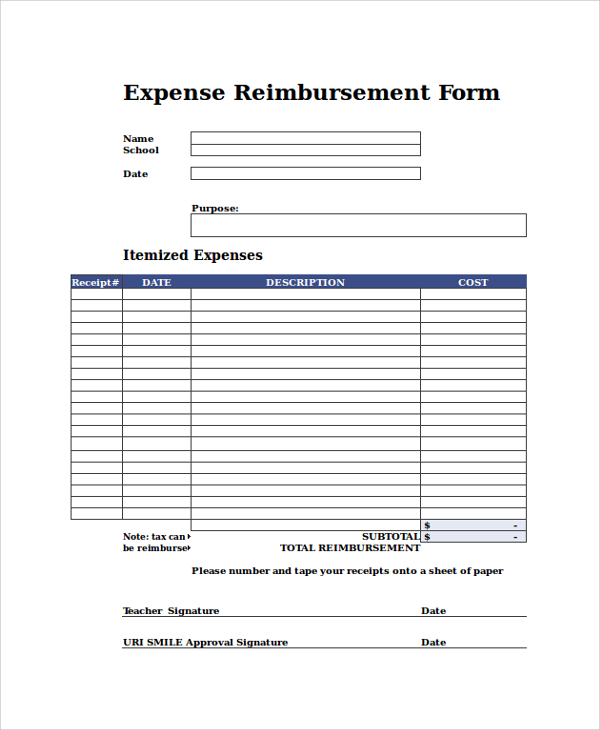 reimbursement forms excel April.onthemarch.co reimbursement forms excel April.onthemarch.co