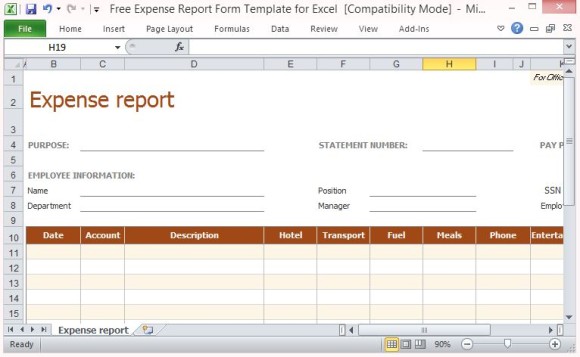 expense statement template excel Romeo.landinez.co expense statement template excel Romeo.landinez.co