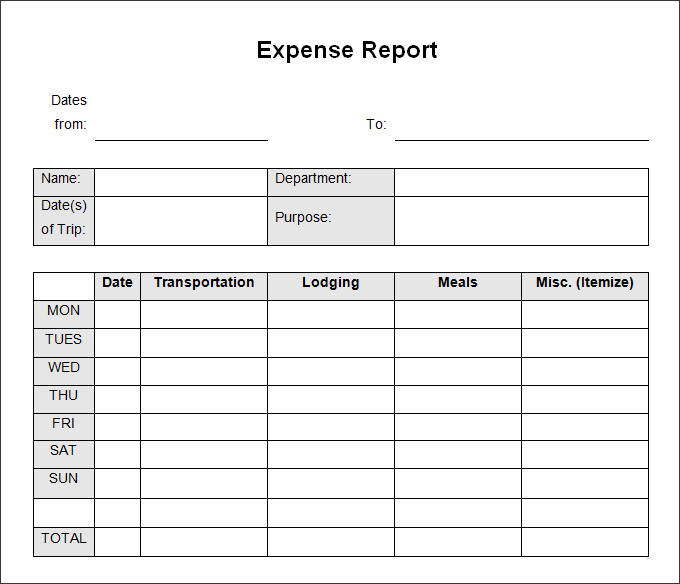 Free Expense Report Templates Smartsheet Free Expense Report Templates Smartsheet