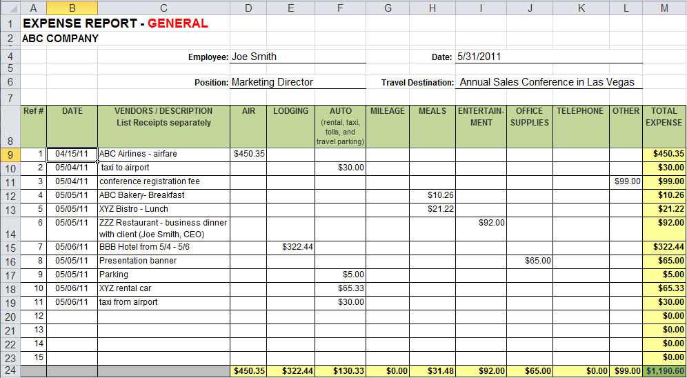 expense sheet sample Gecce.tackletarts.co expense sheet sample Gecce.tackletarts.co