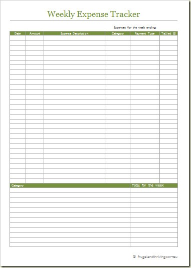 Free Printable Expense Tracker Take Control of Your Spending Free Printable Expense Tracker Take Control of Your Spending