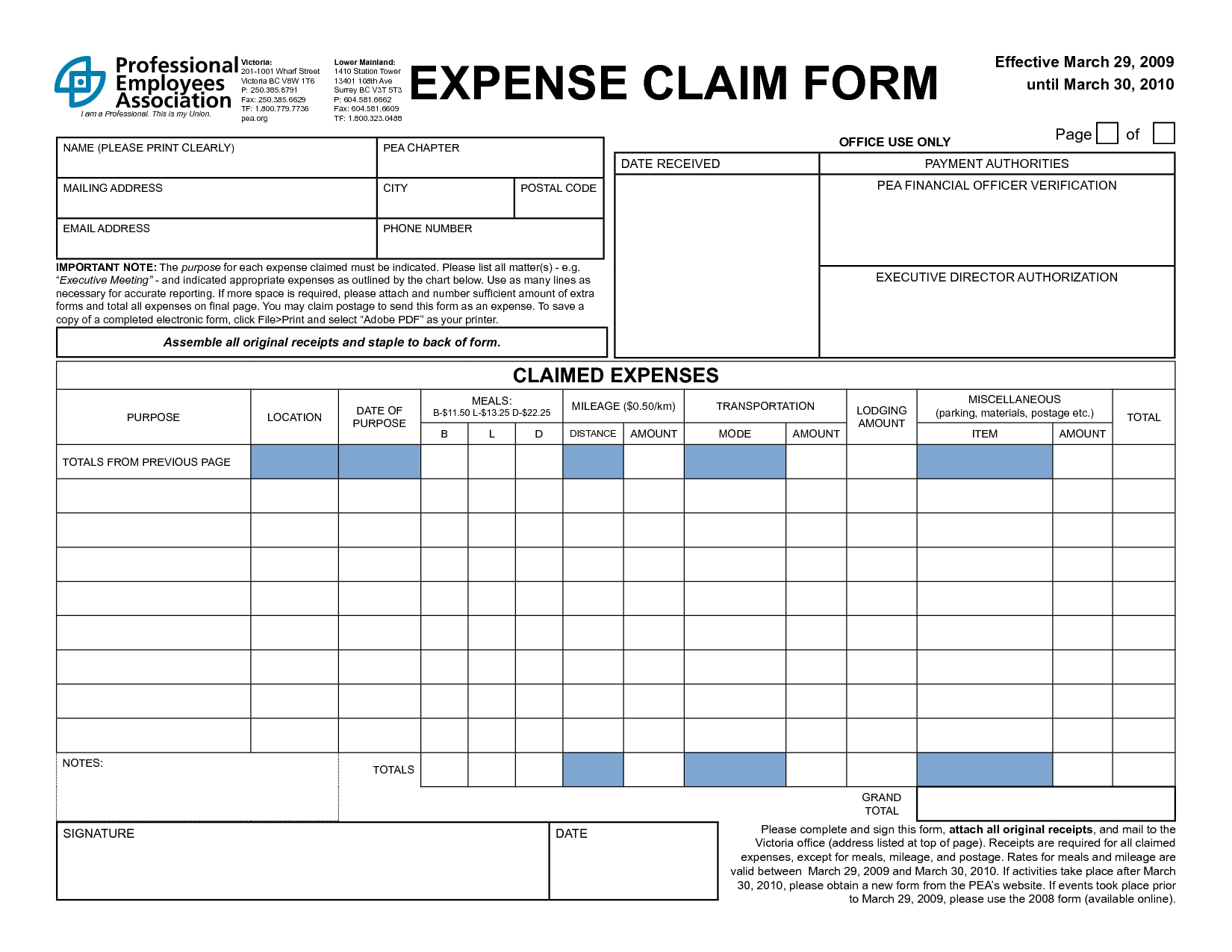 Expense Report Form | Free Expense Report Form Templates Expense Report Form | Free Expense Report Form Templates