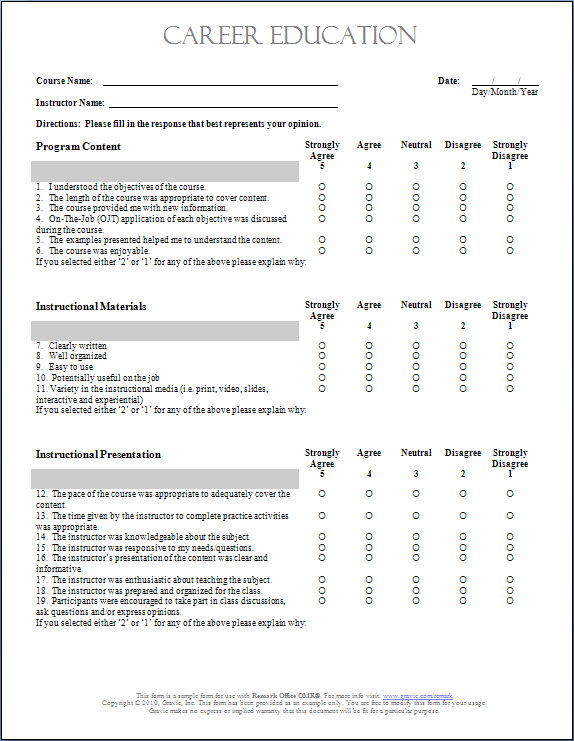 printable evaluation form template samples and templates feedback printable evaluation form template samples and templates feedback