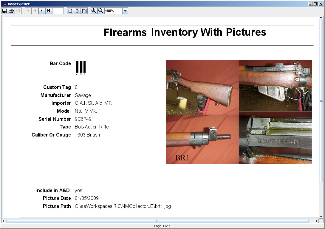Firearm Inventory Excelpreadsheet Gun Personal Firearms Record Firearm Inventory Excelpreadsheet Gun Personal Firearms Record