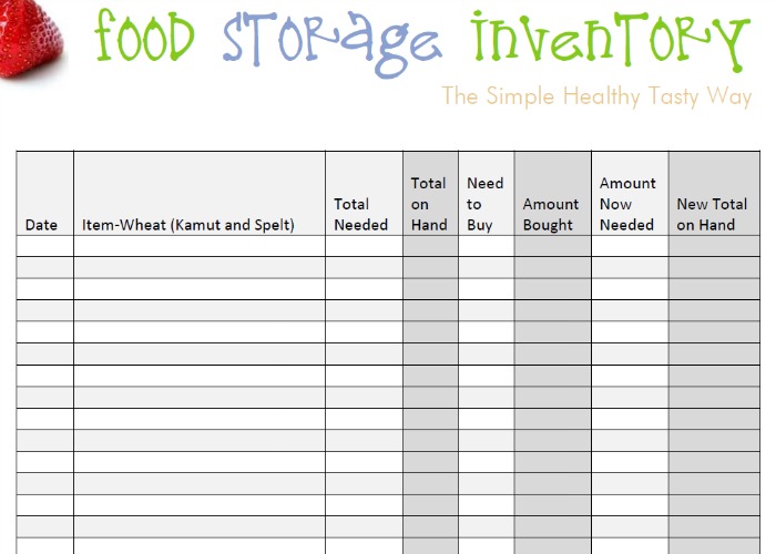 Food Storage Inventory Spreadsheets You Can Download For Free Food Storage Inventory Spreadsheets You Can Download For Free