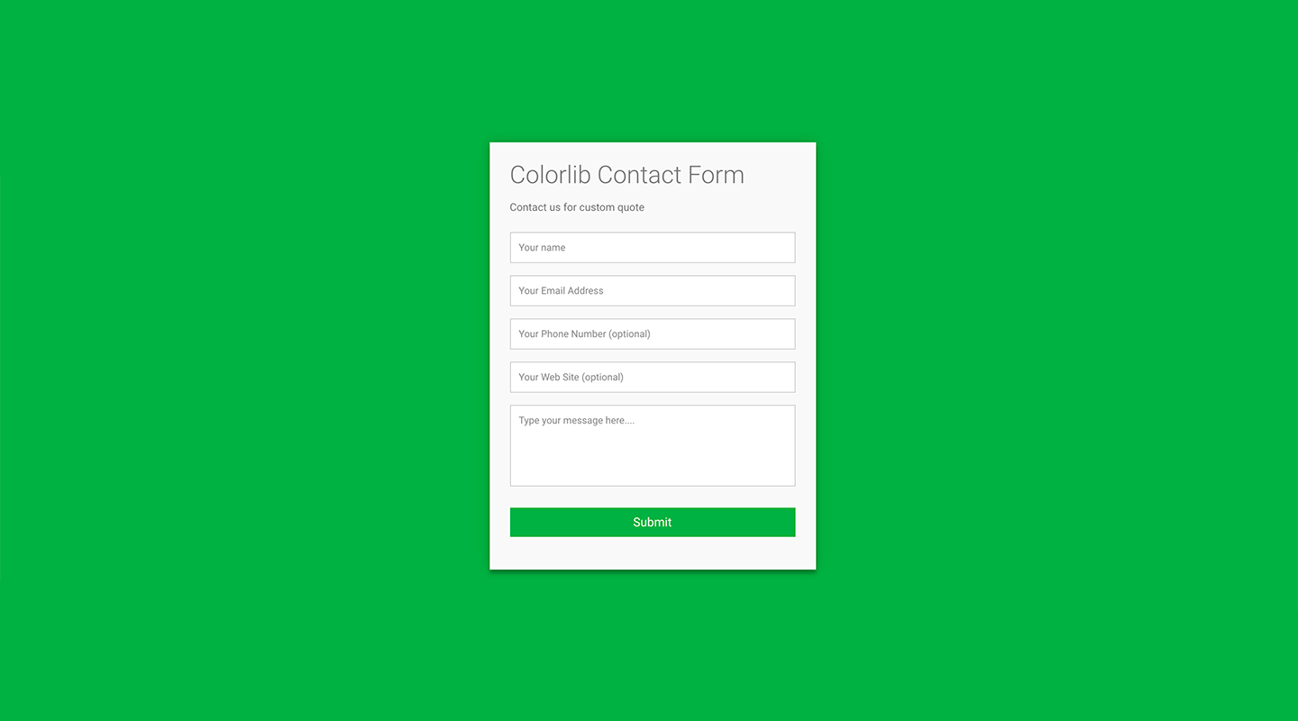 Top 36 Free HTML5 & CSS3 Contact Form Templates 2018 Colorlib Top 36 Free HTML5 & CSS3 Contact Form Templates 2018 Colorlib
