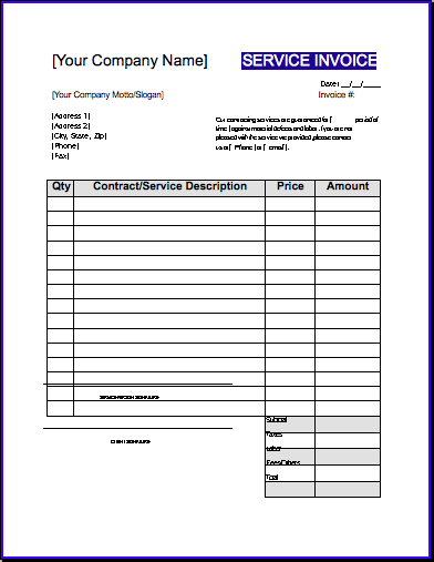 free contractor invoice template word Boat.jeremyeaton.co free contractor invoice template word Boat.jeremyeaton.co