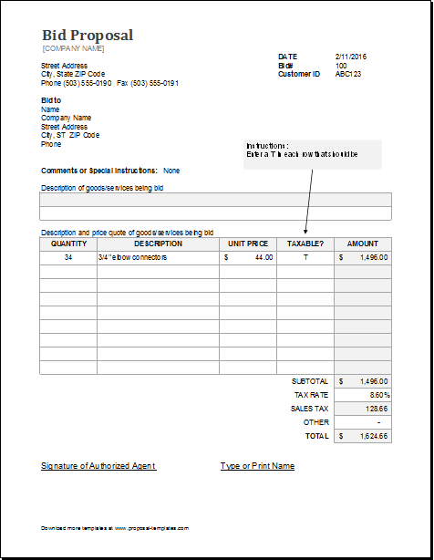 Contractor Proposal Template Free Henrycmartin.com Contractor Proposal Template Free Henrycmartin.com