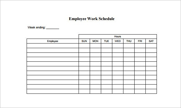 free employee schedule template work schedule template for free employee schedule template work schedule template for