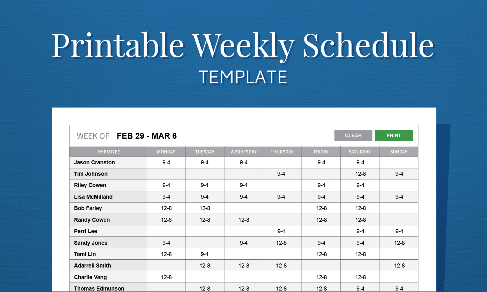 employee schedule planner April.onthemarch.co employee schedule planner April.onthemarch.co