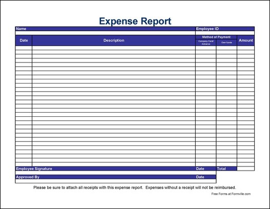 Free Expense Reports Safero Adways Free Expense Reports Safero Adways