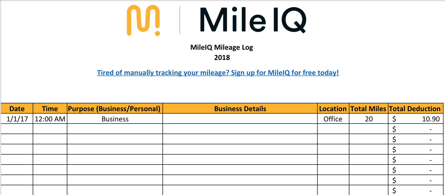 30 Printable Mileage Log Templates (Free) Template Lab 30 Printable Mileage Log Templates (Free) Template Lab