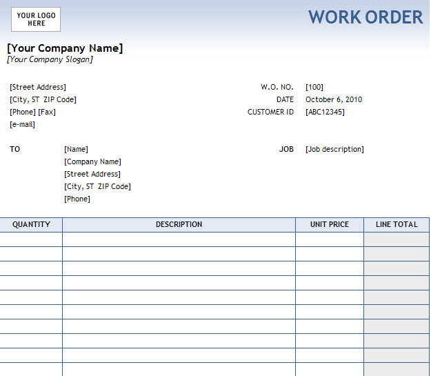 Blank Work Order Fill Online, Printable, Fillable, Blank | PDFfiller Blank Work Order Fill Online, Printable, Fillable, Blank | PDFfiller