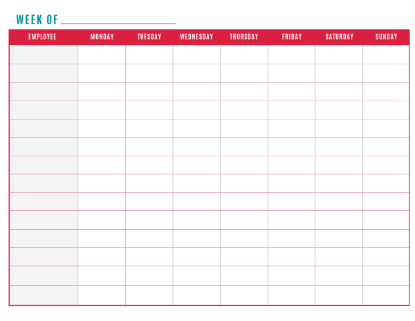 FREE Printable Work Schedule | Ideas | Pinterest | Free printable FREE Printable Work Schedule | Ideas | Pinterest | Free printable