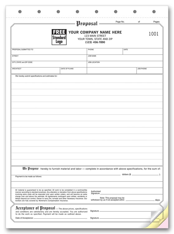 Contractor Forms Templates Best Photos Of Free Printable Proposal Contractor Forms Templates Best Photos Of Free Printable Proposal