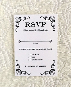 RSVP Card Template with Retro Typography | Pinterest | Retro RSVP Card Template with Retro Typography | Pinterest | Retro