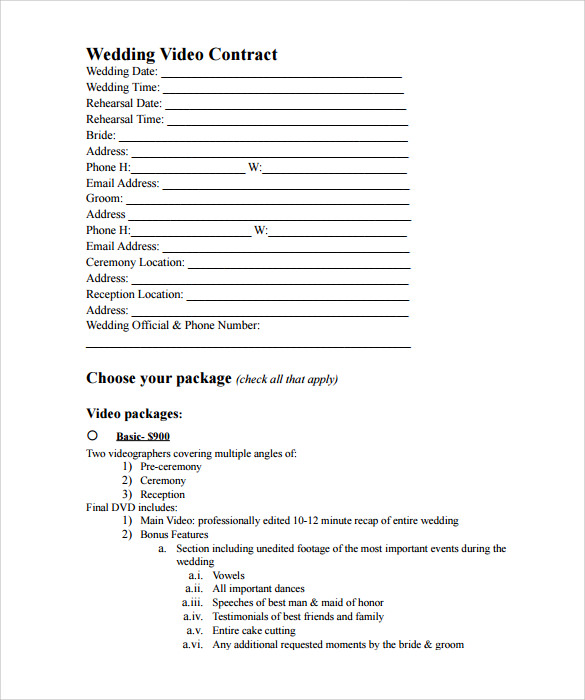 videographer contracts template Tier.brianhenry.co videographer contracts template Tier.brianhenry.co