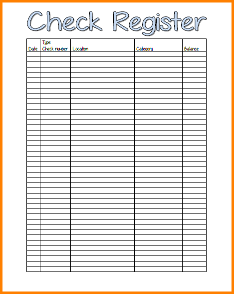 Free Printable Check Register Full Page Printable Check Register Free Printable Check Register Full Page Printable Check Register