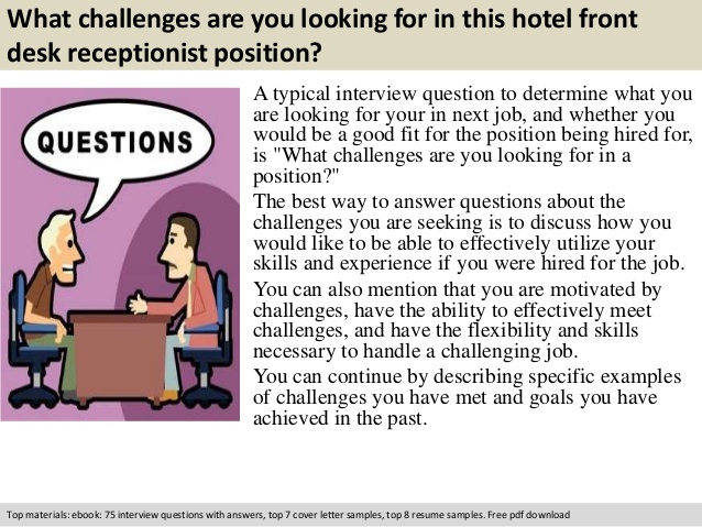 Interview Questions For Front Desk #11424 Interview Questions For Front Desk #11424