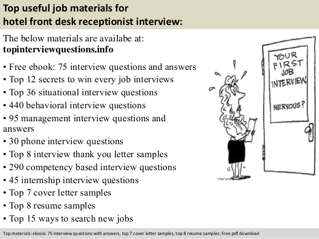 Top 10 hotel front desk interview questions and answers Top 10 hotel front desk interview questions and answers
