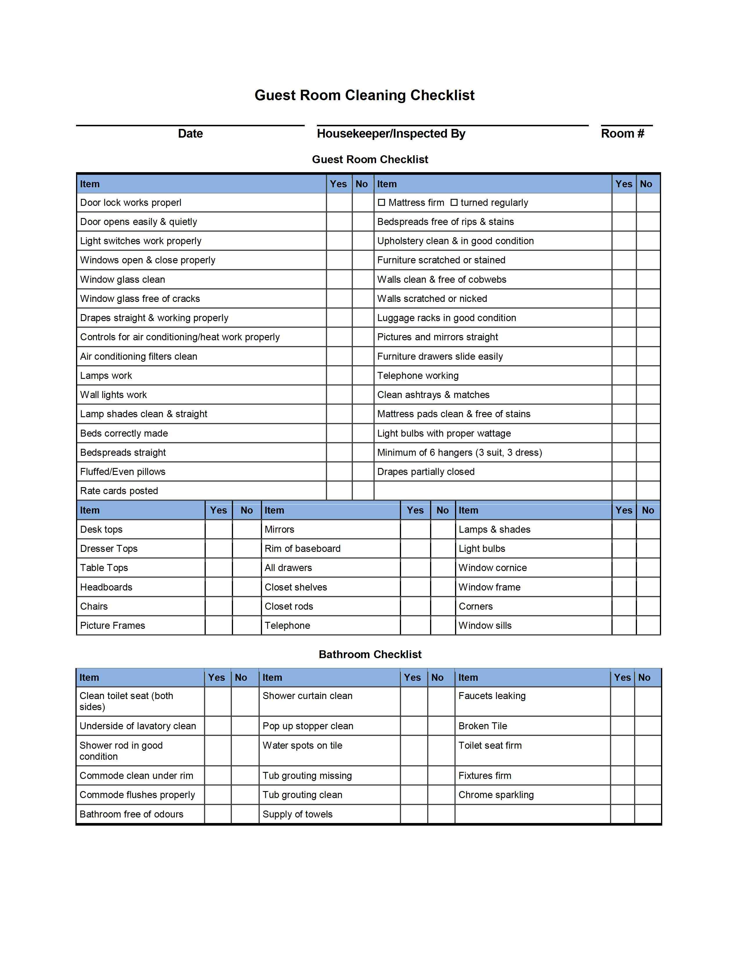Hotel Room Cleaning Checklist Templates external house cleaning Hotel Room Cleaning Checklist Templates external house cleaning