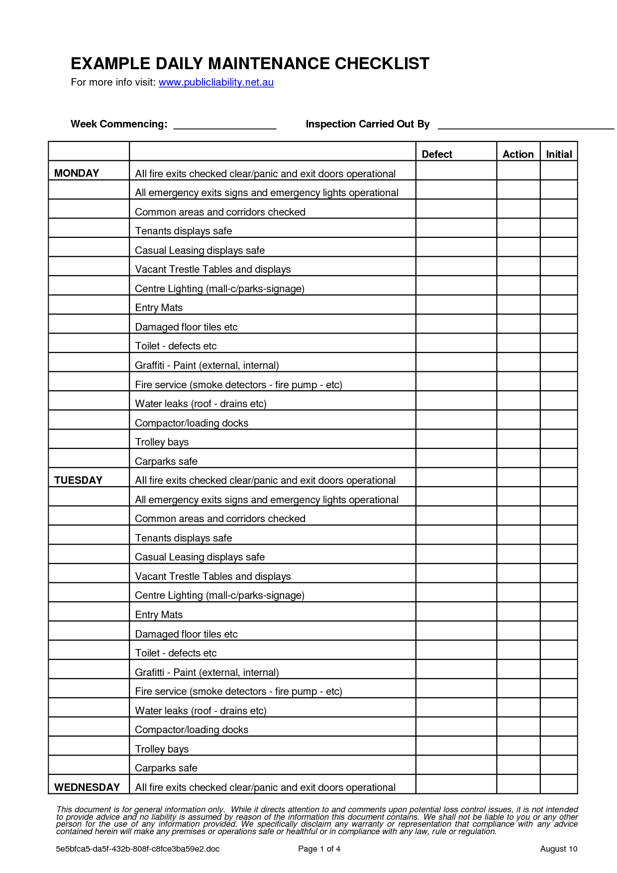 preventative maintenance checklists Kleo.beachfix.co preventative maintenance checklists Kleo.beachfix.co