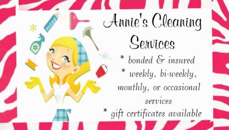 Girly Cleaning Services Business Cards Page 1 Girly Business Cards Girly Cleaning Services Business Cards Page 1 Girly Business Cards