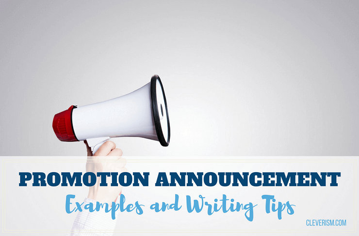Promotion Announcement Examples and Writing Tips Promotion Announcement Examples and Writing Tips