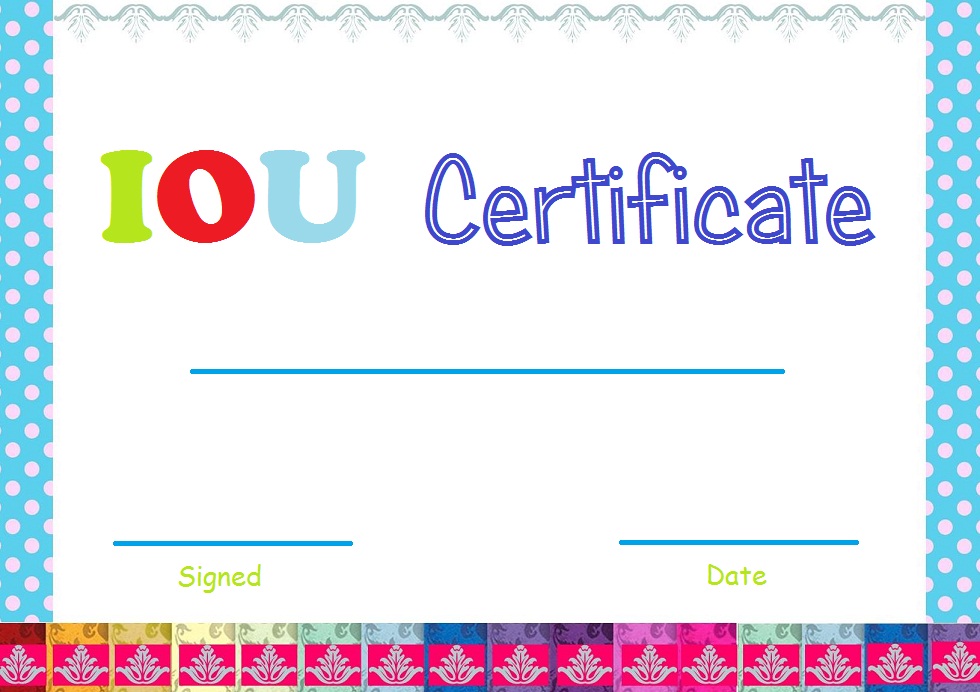 i owe you template free Kleo.beachfix.co i owe you template free Kleo.beachfix.co