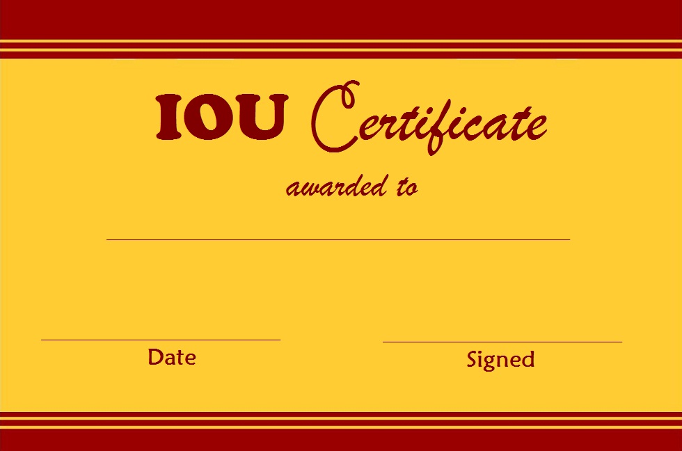 I Owe You Form Template Davoodi.info Template I Owe You Form Template Davoodi.info Template