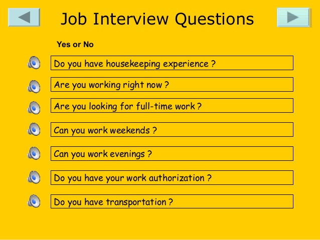 Housekeeper Interview Questions Housekeeper Interview Questions