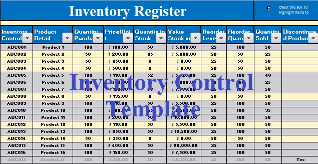 Free Excel Inventory Templates Free Excel Inventory Templates