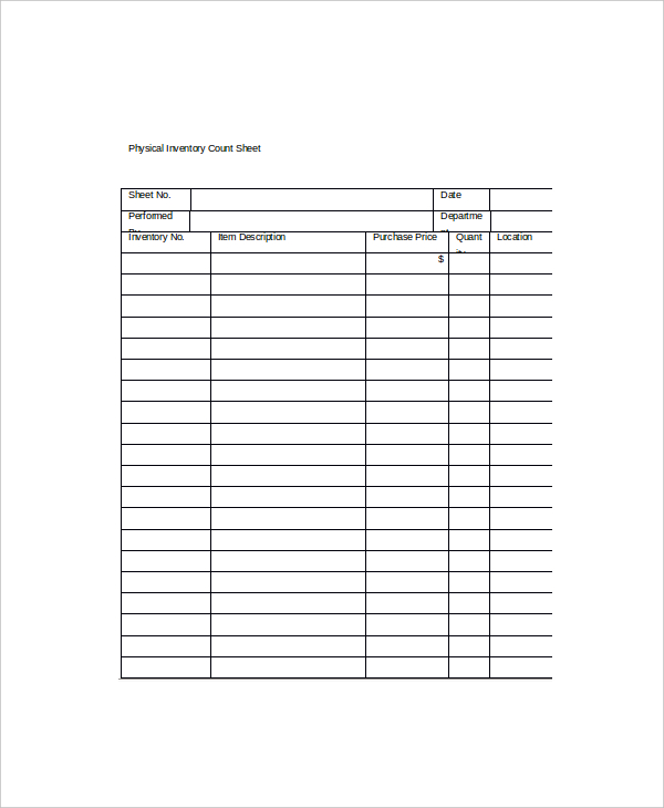 inventory count sheet Tier.brianhenry.co inventory count sheet Tier.brianhenry.co